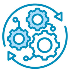 Business Process Automation  Icon Element For Design	