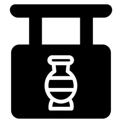 Art Gallery Museum Glyph Icon