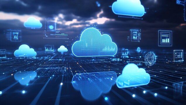 Cloud Computing: Data Storage, Processing, and Network Infrastructure for Secure Digital Transformation.