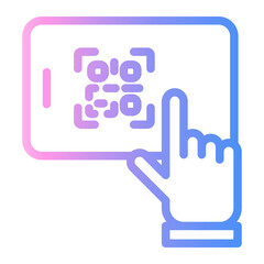 buy Line Gradient Icon