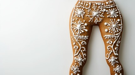 Obraz premium Gingerbread Pants: A Festive Holiday Treat
