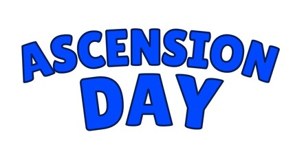 ascencion day background illustration animation