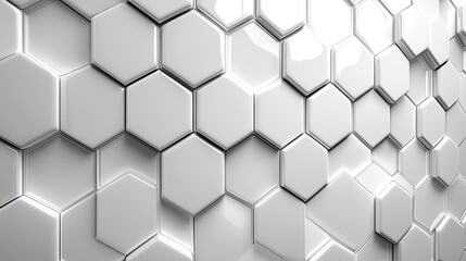 Fototapeta premium Abstract hexagonal pattern (1)