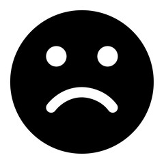 sad icon for illustration