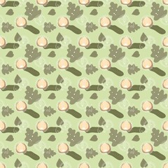 Baby Lion Seamless Pattern