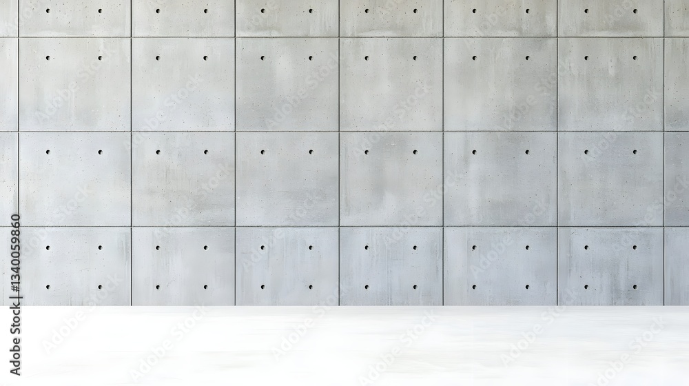 Aufkleber a metaphorical image depicting a solid concrete wall against a plain background representing the phy