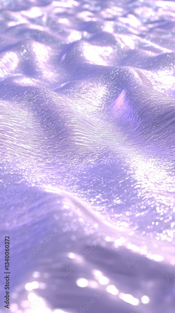 Poster beautiful 3d render of water with a blur effect creating a dreamy and abstract fluid background with