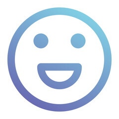smile icon for illustration
