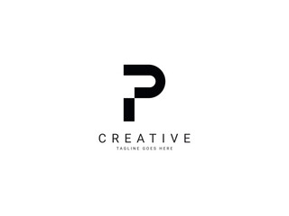 p letter logo design