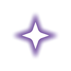 Abstract shining star vector with smooth gradient and soft glow effect. Perfect for backgrounds, digital designs, logos, icons, and modern decorative elements for various projects.