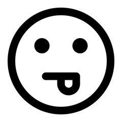 joking icon for illustration