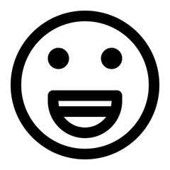 Fototapeta premium smile icon for illustration