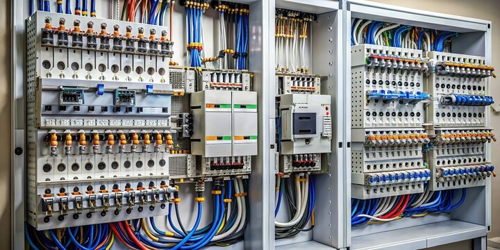 Electrical Switchboard Power Panel - Modern Design