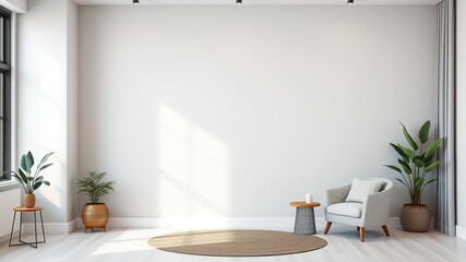 Empty Wall Decor Mockup - Versatile Design Concept