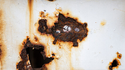 Rusty metal texture. Old rusty metal background. Corroded metal texture.
