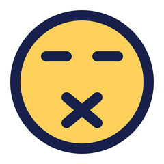 silent icon for illustration