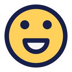 smile icon for illustration