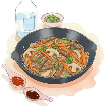 한식. 잡채(japchae)