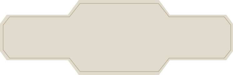 Blank Label Sticker Package