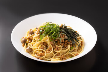 納豆パスタ