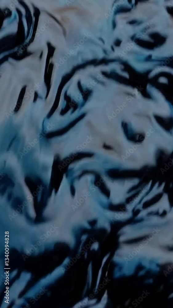 Poster mesmerizing ink swirls blending in dynamic fluid motion