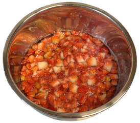 수제 딸기청 handmade strawberry syrup