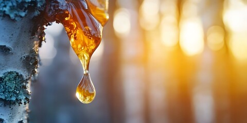 Harvesting Delicious Tree Sap for Culinary Art