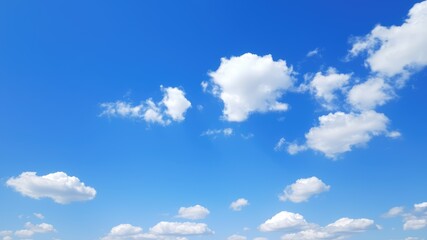 Fototapeta premium Blue sky background, Clean blue sky and cloud background, Clean sky images