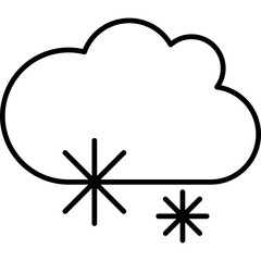 Weather & Climate - icon black outline