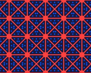 Oriental ethnic seamless repeatable pattern traditional geometric lines stripes background Design