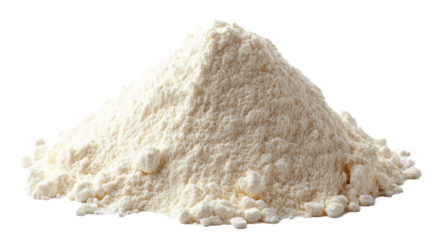 A large pile of white powdered sugar