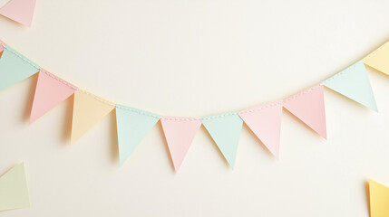 Autumn Party Banner with Falling Leaves &ndash; Festive Seasonal Decoration Illustration