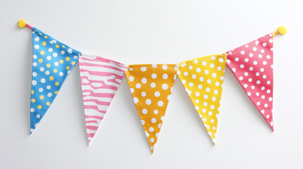 Autumn Party Banner with Falling Leaves – Festive Seasonal Decoration Illustration