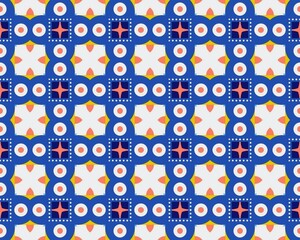 Oriental ethnic seamless repeatable pattern traditional geometric lines stripes background Design