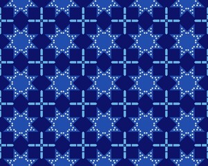 Oriental ethnic seamless repeatable pattern traditional geometric lines stripes background Design