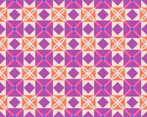 Oriental ethnic seamless repeatable pattern traditional geometric lines stripes background Design