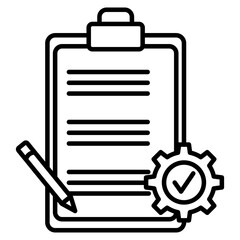 Obraz premium task project icon