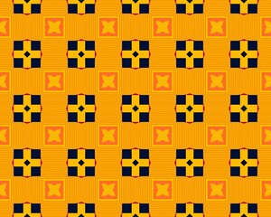 Oriental ethnic geometric seamless Tile pattern made with various traditional elements style design