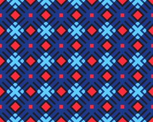 Oriental ethnic geometric seamless Tile pattern made with various traditional elements style design