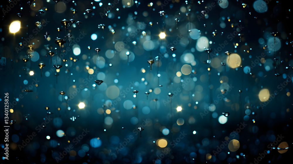 Poster a breathtaking array of dazzling lights creating a mesmerizing display that evokes a sense of wonder