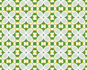 Oriental ethnic geometric seamless Tile pattern made with various traditional elements style design