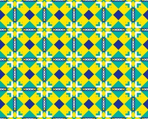 Oriental ethnic geometric seamless Tile pattern made with various traditional elements style design