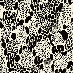 Abstract Black and White Pattern