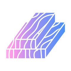 wooden Gradient icon