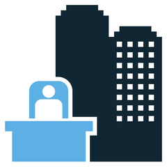 business founder icon vector symbolizing entrepreneurship, leadership, and startup success. Ideal for investment, management, and development projects.