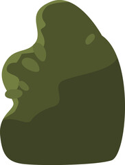 Tropical garden plant vector illustration