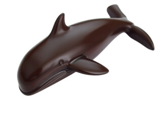 Fototapeta premium Sumptuous Chocolate Dolphin Sculpture