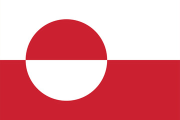 National flag of Greenland vector image © BAYROQDOR