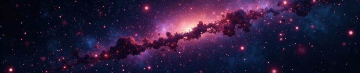 Sparkling starfield against a pitch-black canvas, night sky, space, darkness