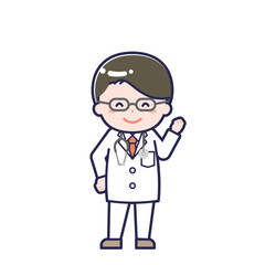 Fototapeta premium 医師／男性 04